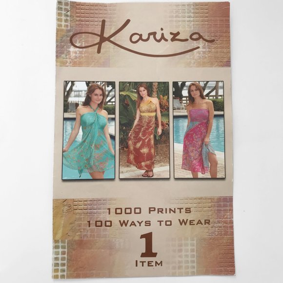 Kariza Designs - Vintage Convertible Floral Wrap (with Booklet) - Picture 4 of 9